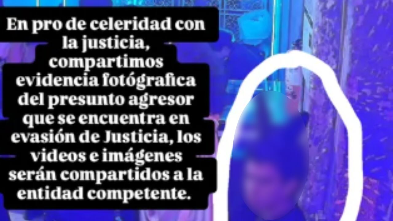 Esta es la foto que compartió el establecimiento sobre el otro presunto implicado en el crimen.