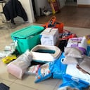Donaciones para animales afectados.