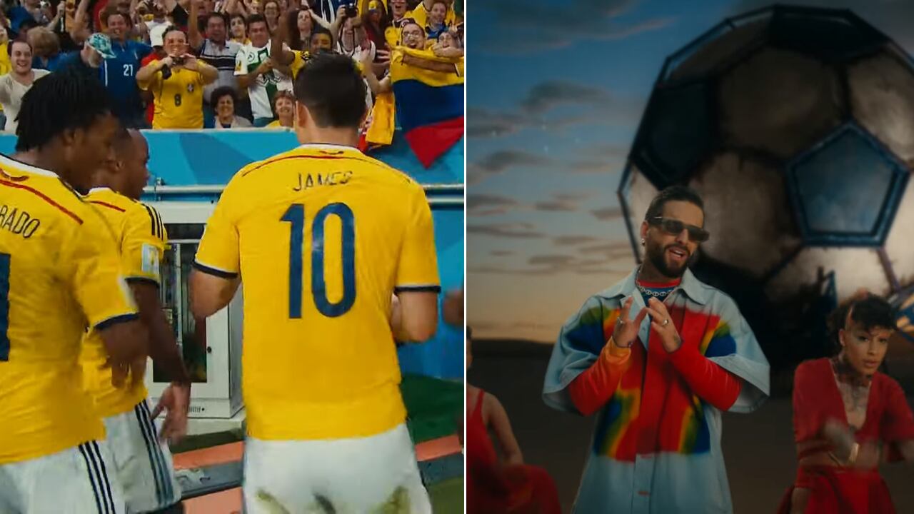 James Rodríguez y Maluma, la representación del país en Tukoh Taka