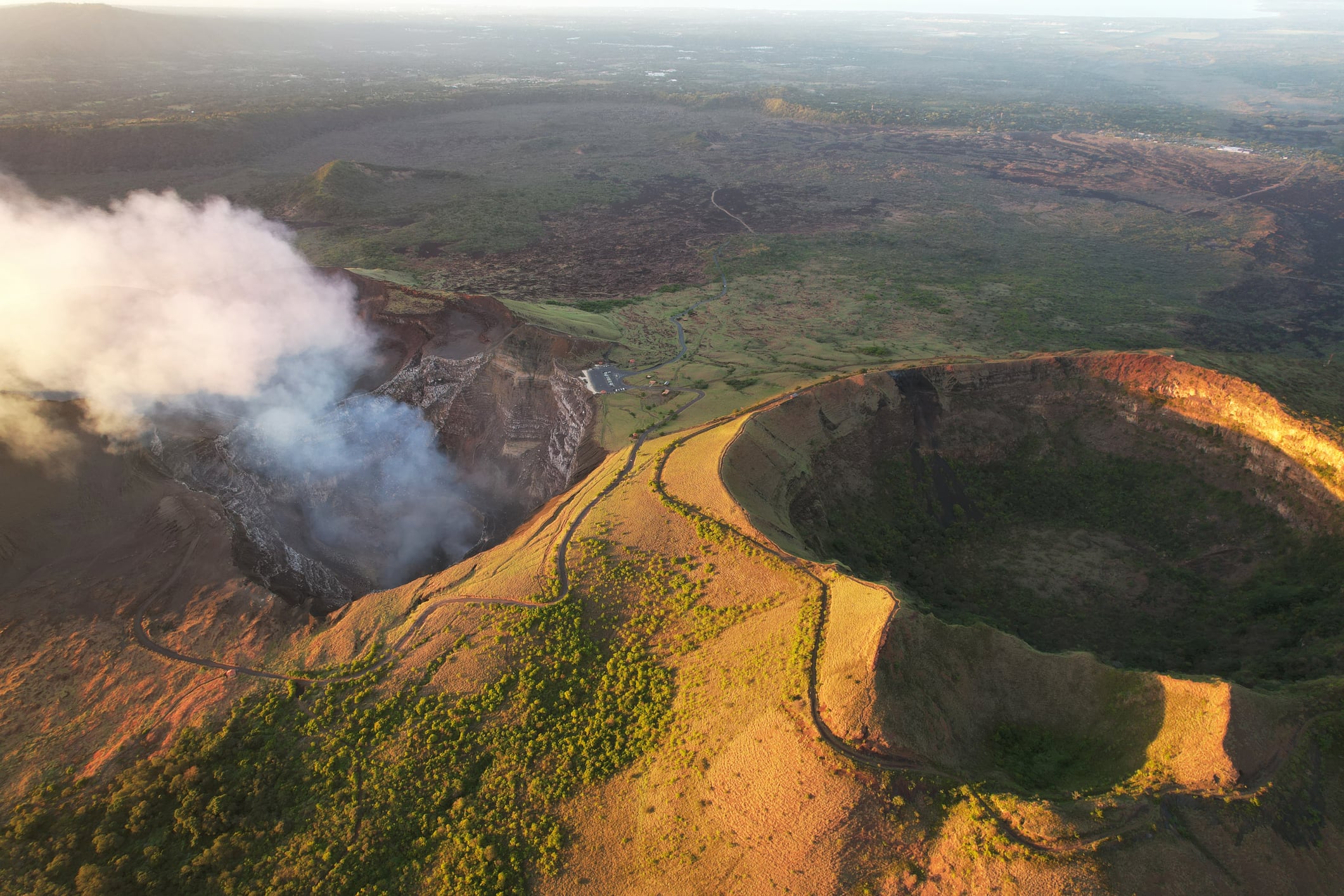 El volcán Masaya.