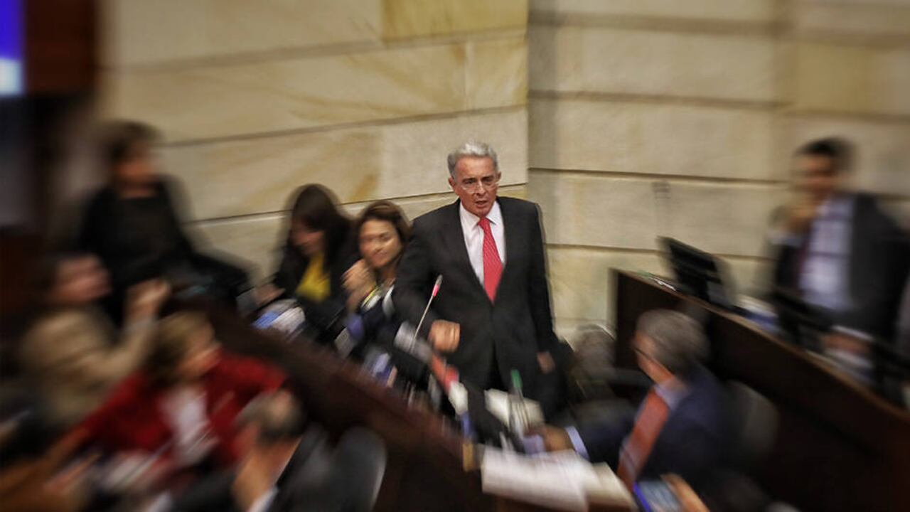 Álvaro Uribe, jefe del Centro Democrático