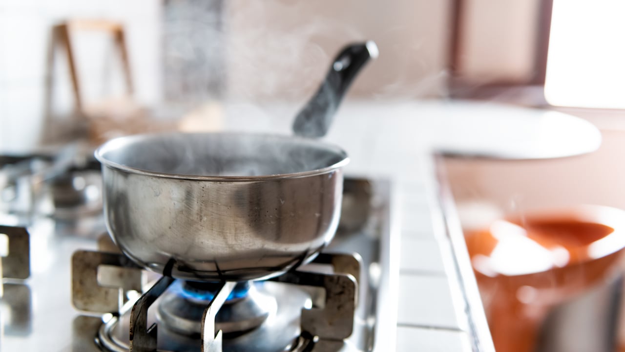 Vaporizaciones - agua hirviendo - olla