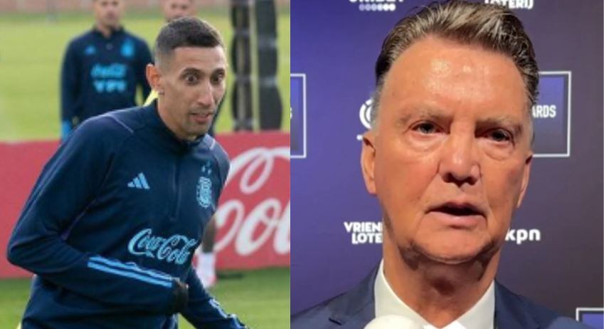 Así reaccionó Di María a las acusaciones de Van Gaal