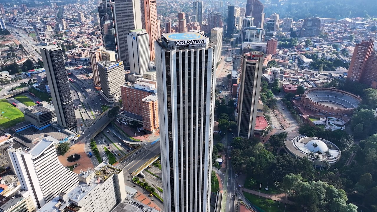 Torre Colpatria, en el centro internacional de Bogotá.