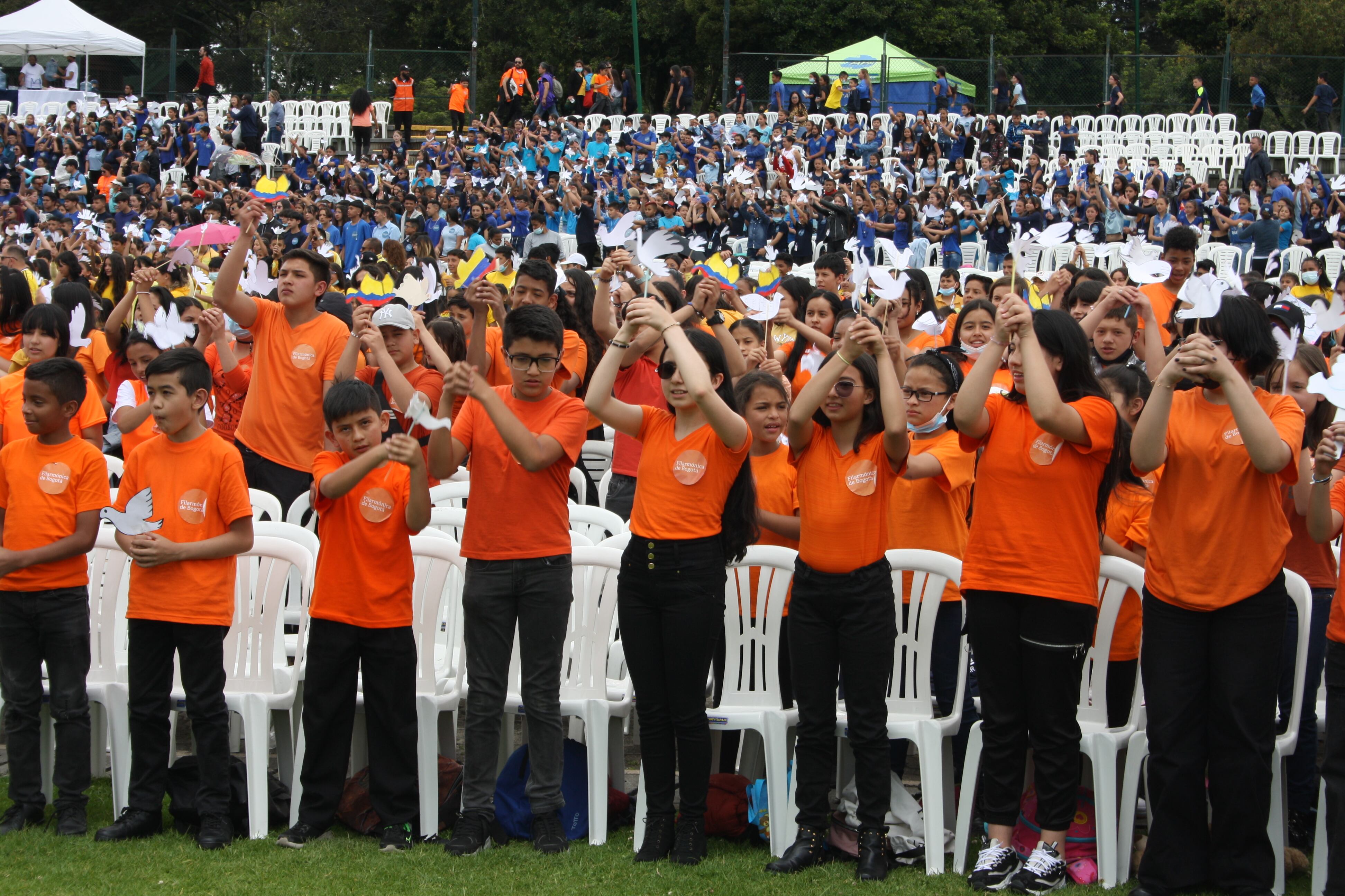 El sistema de orquestas de la Orquesta Filarmónica de Bogotá tiene 30 mil músicos.