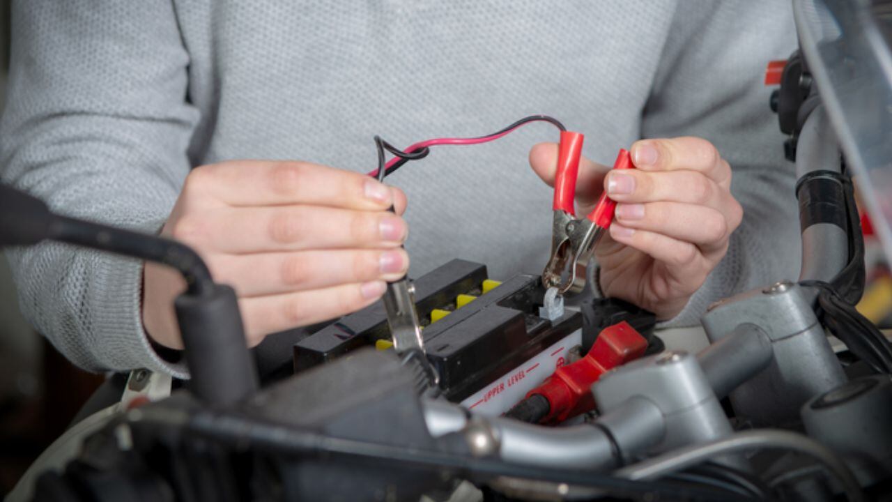 Batería de una moto