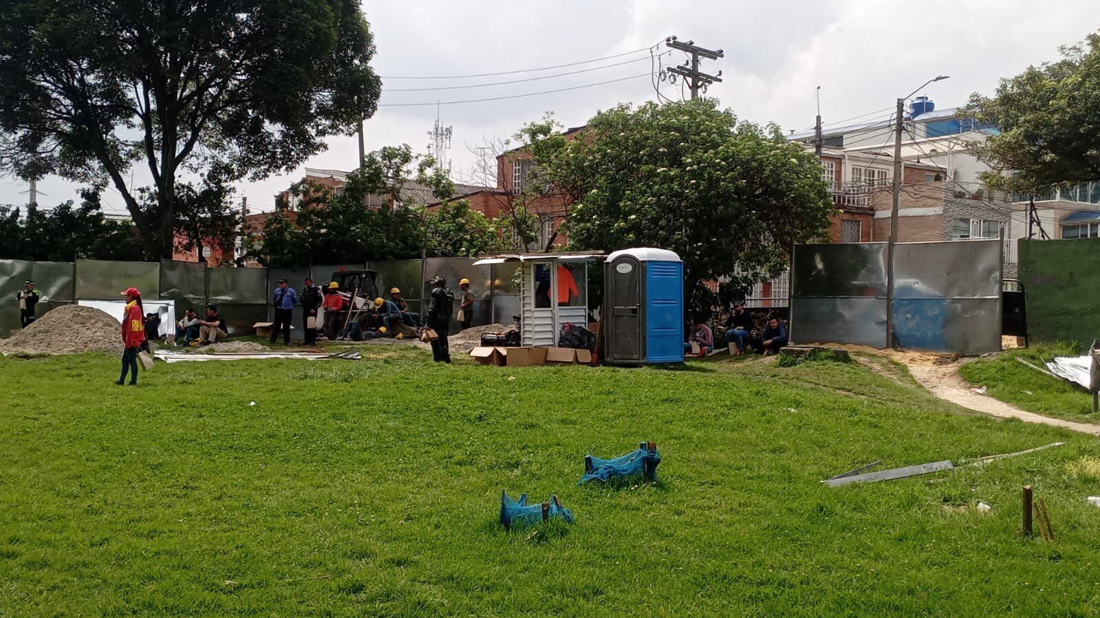 Lote predio 'La Paz' donde se construirá el nuevo colegio en la localidad de Kennedy.
