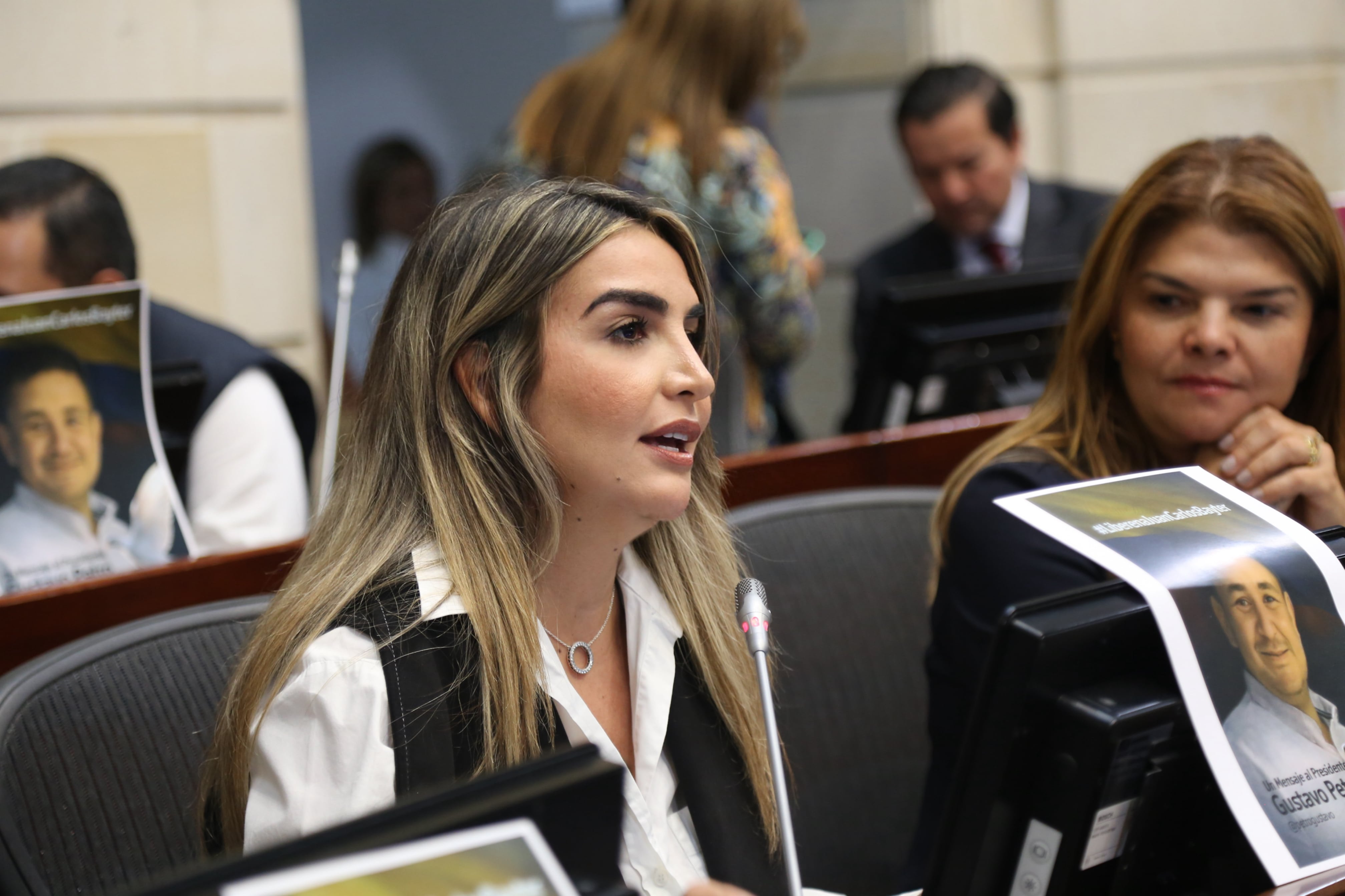 Senadora Nadia Blel.