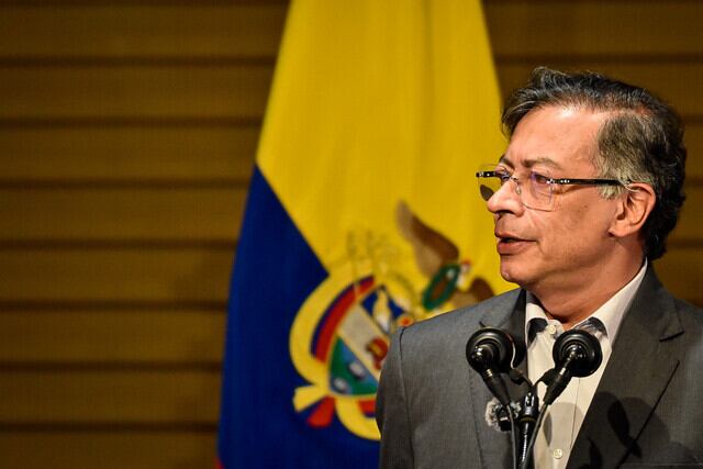 El presidente Gustavo Petro