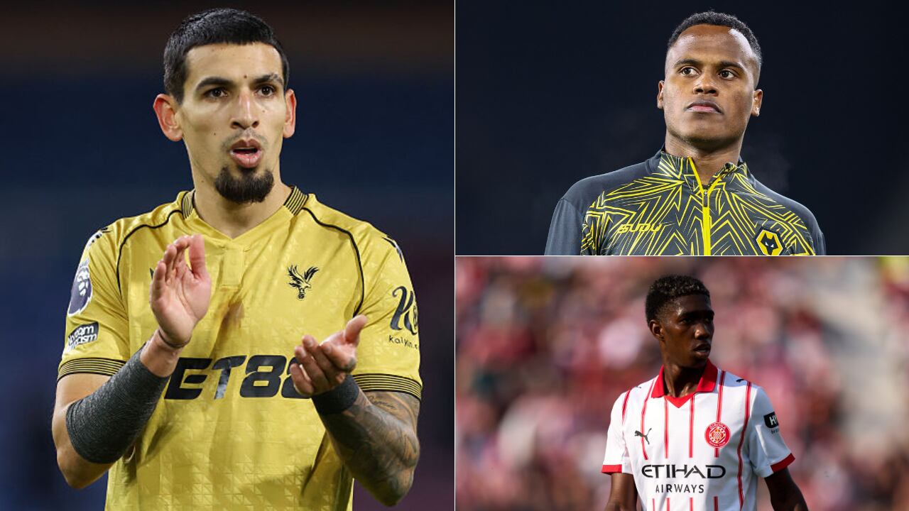 Daniel Muñoz, Jhon Arias y Yáser Asprilla; cambios en sus valores en el mercado a finales de 2025