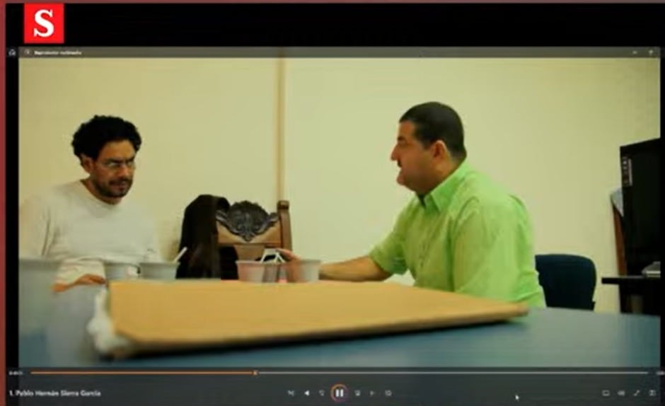 Pablo Hernán SIerra, exjefe de las AUC, declaró este jueves en el juicio contra el expresidente Álvaro Uribe Vélez.