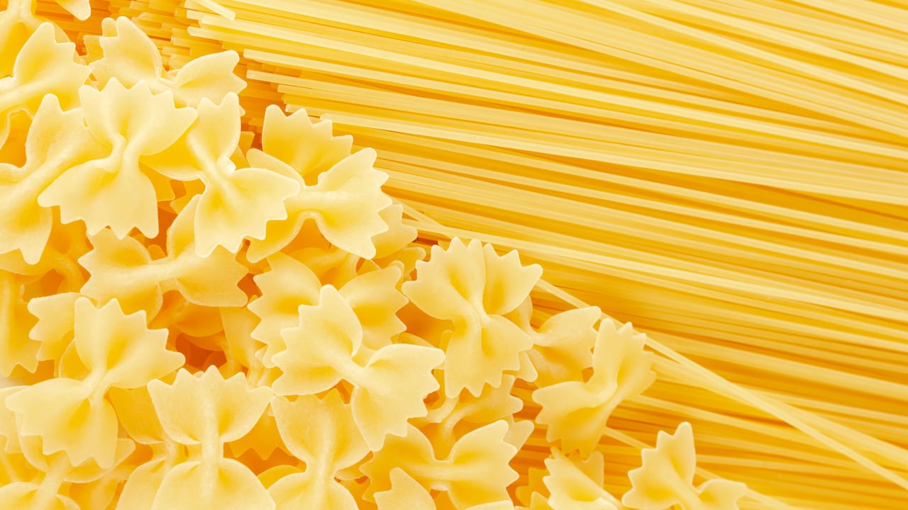 Los tipos de pasta pueden requerir distintas formas de cocinarse.