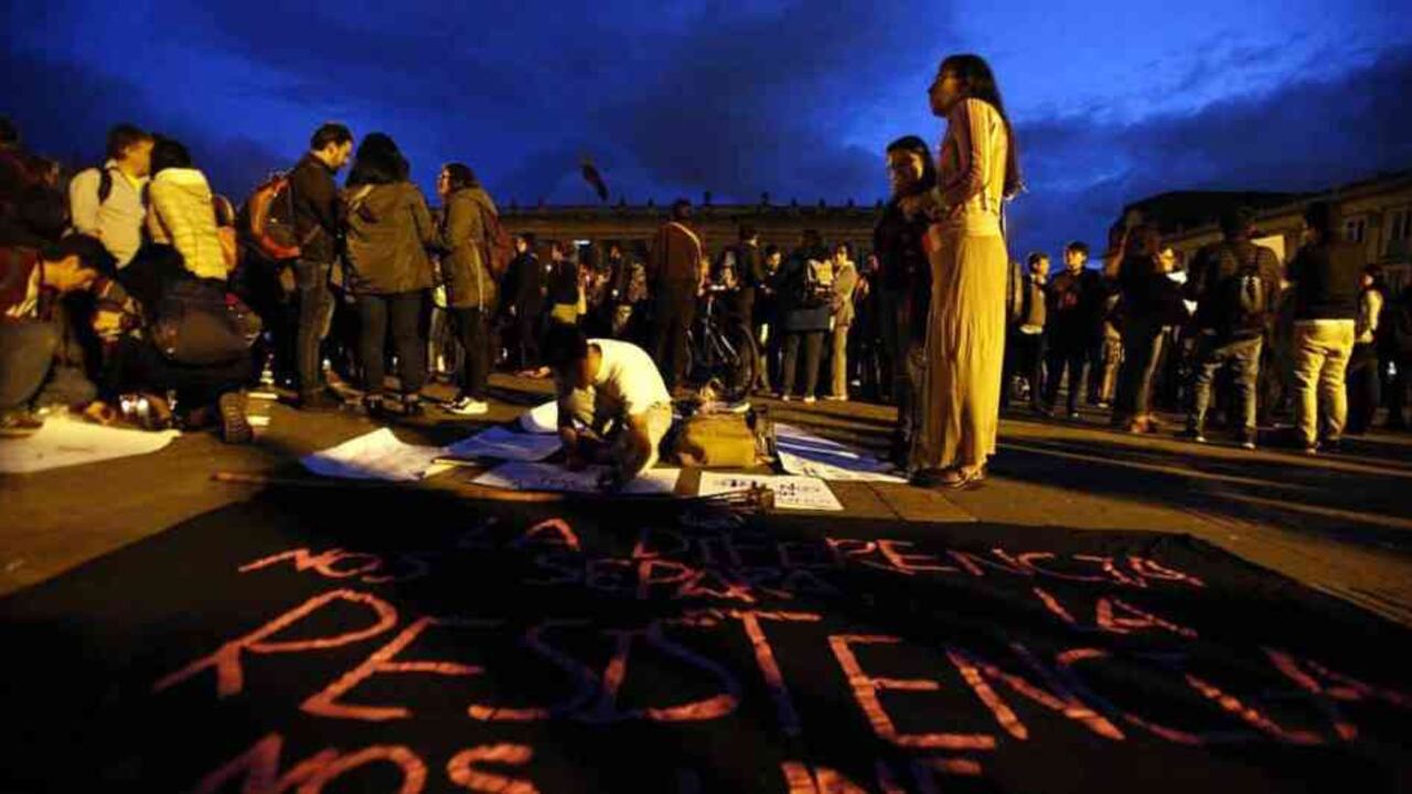 Hace una semanas se realizó una velatón para exigir la protección de los líderes sociales. Los crímenes continúan.