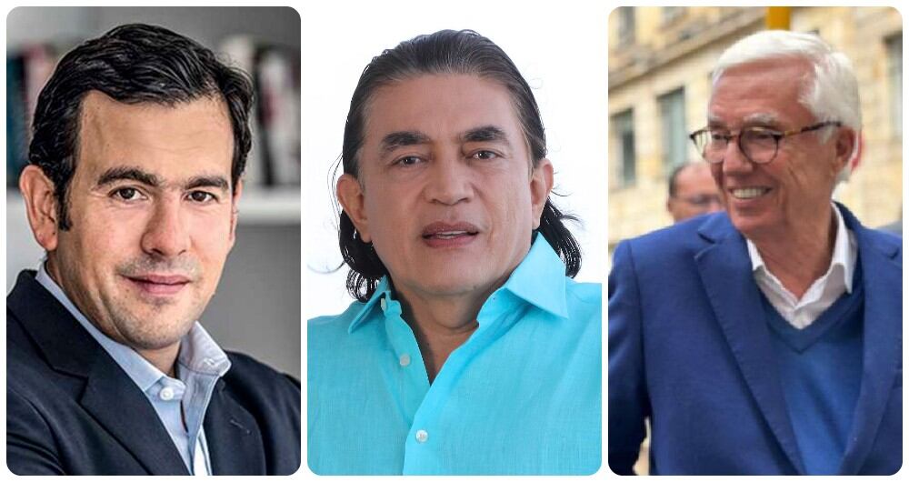 Rodrigo Lara, Gustavo Bolívar y Jorge Robledo.