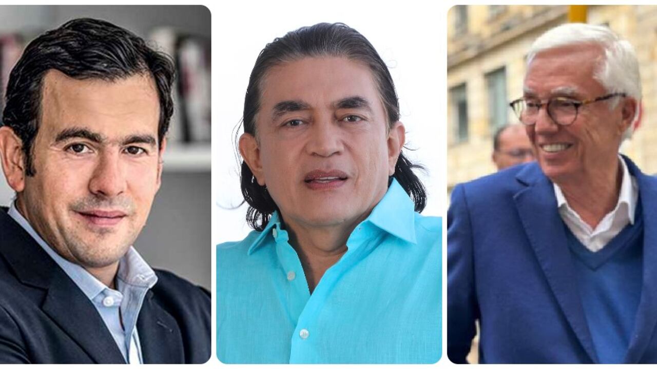 Rodrigo Lara, Gustavo Bolívar y Jorge Robledo.