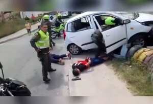 Los sujetos detenidos portaban armas de fuego.