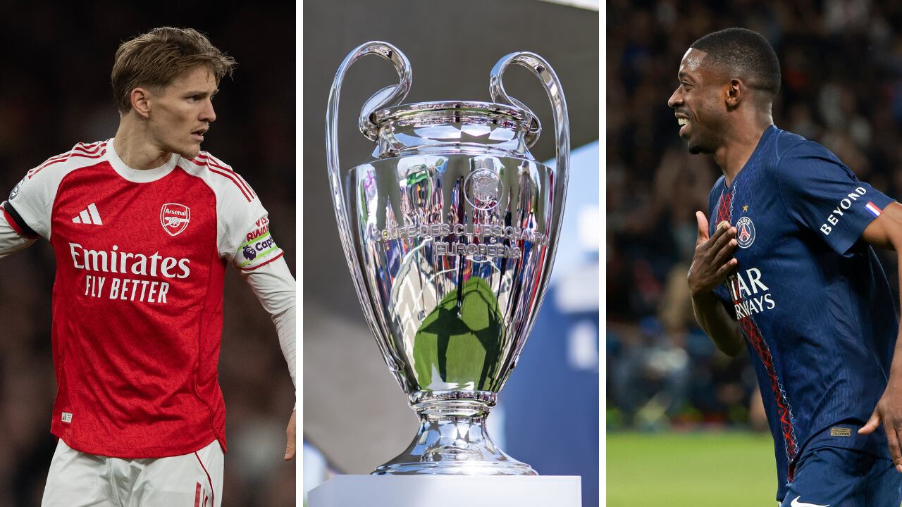 Arsenal vs. PSG por la gran final de la Champions League.