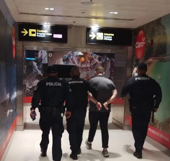 Detención John poulos Policía de Panamá -sospechoso de la muerte de Valentina Trespalacios