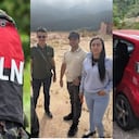 Los tres policías secuestrados por ELN en Norte de Santander.