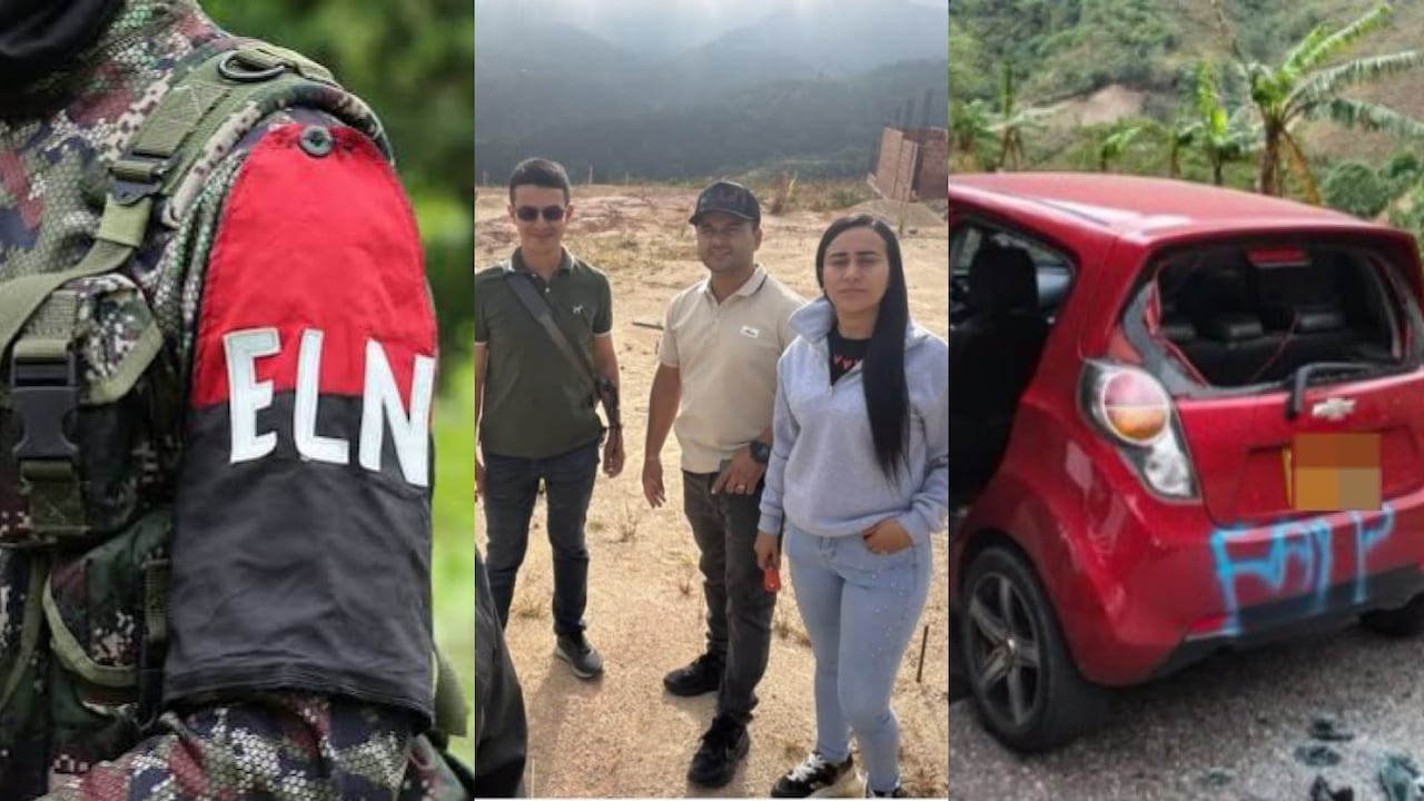 Los tres policías secuestrados, al parecer, por el ELN en el Norte de Santander.