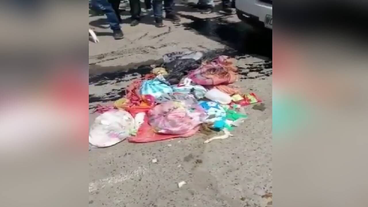 El artefacto explosivo fue detonado a pocos metros de la estación de Policía de Inzá, Cauca. Foto: Twitter @dcameroyuco.