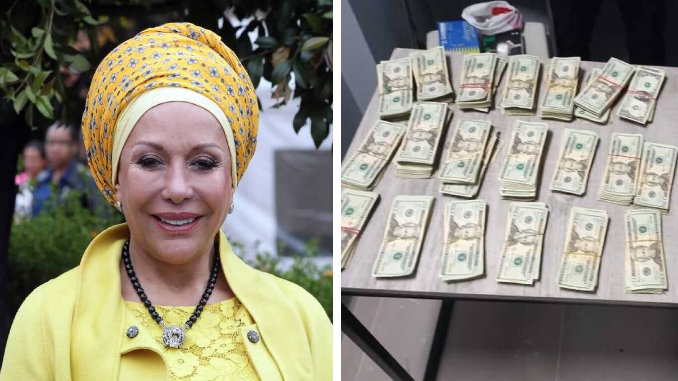 Autoridades de Honduras indicaron que el dinero que le encontraron a Piedad Córdoba fue incautado. Foto: montaje SEMANA.