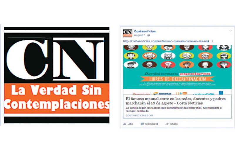 Las mentiras:  La red social es también un motor de conspiraciones, manipulaciones y campañas de desprestigio. Especial atención ha llamado una página llamada La verdad sin contemplaciones, la cual está entre las que difundió la falsa cartilla que desató el escándalo en el Ministerio de Educación en agosto.