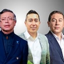 MAURICIO TORO, GUSTAVO PETRO, JOHN AMAYA (senador de la Alianza Verde) y CARLOS AMAYA (gobernador de Boyacá).