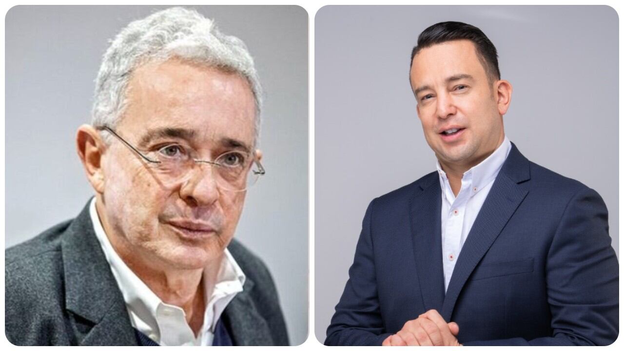 Álvaro Uribe y Yefer Vega.