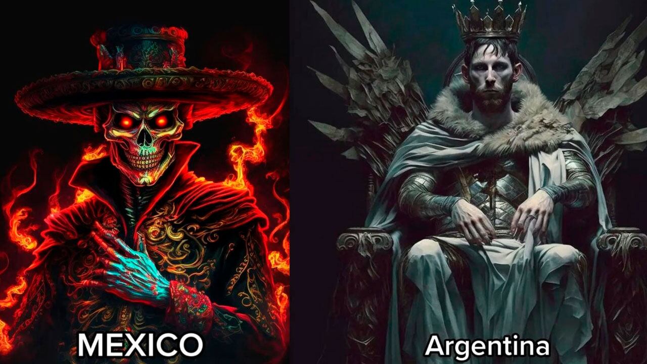 Ilustración creada por IA presenta a algunas naciones como si fueran supervillanos de los cómics.