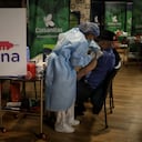 Vacunacion covid 3 edad
Movistar Arena
Bogota 9 marzo 2021
Foto Esteban Vega La-Rotta