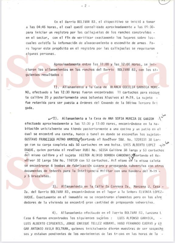 Cumplimiento de misión Petro