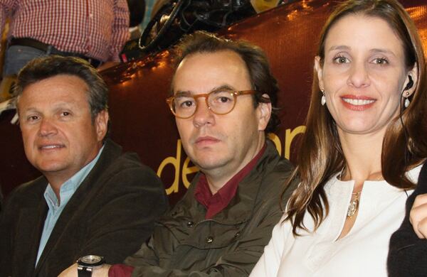 Luis Emilio Sierra, Felipe Negret y Marcela Serrano.