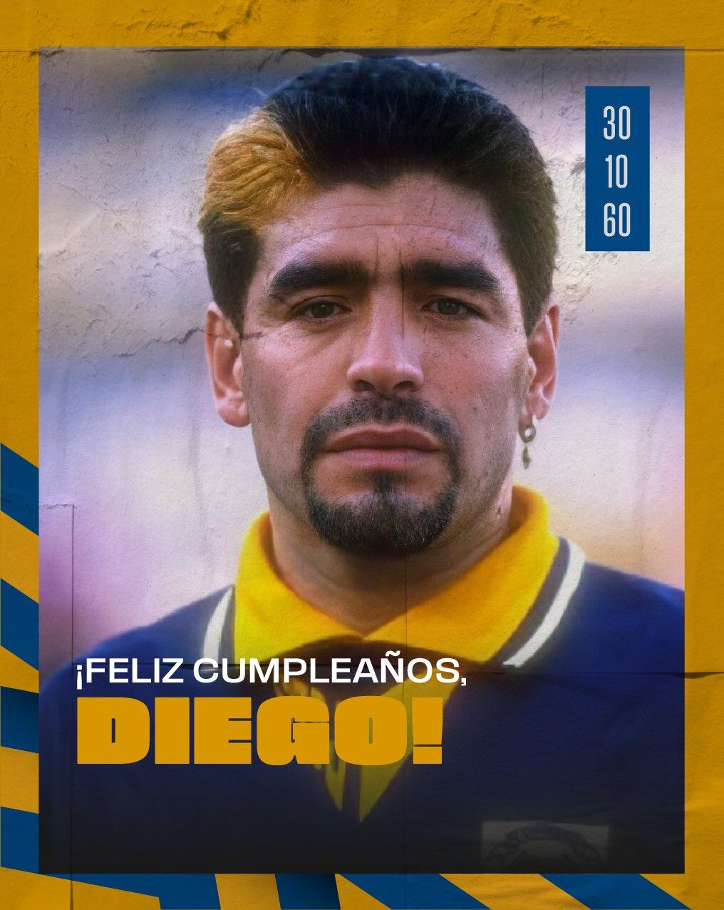 El homenaje de Boca Juniors a Diego Maradona en su cumpleaños