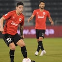 James Rodriguez (10) of Al Rayyan on the ball during the QNB Stars League match between Al Gharafa and Al Rayyan at the Jassim Bin Hamad Stadium in Doha, Qatar on 24 February 2022. (Photo by Simon Holmes/NurPhoto via Getty Images)
