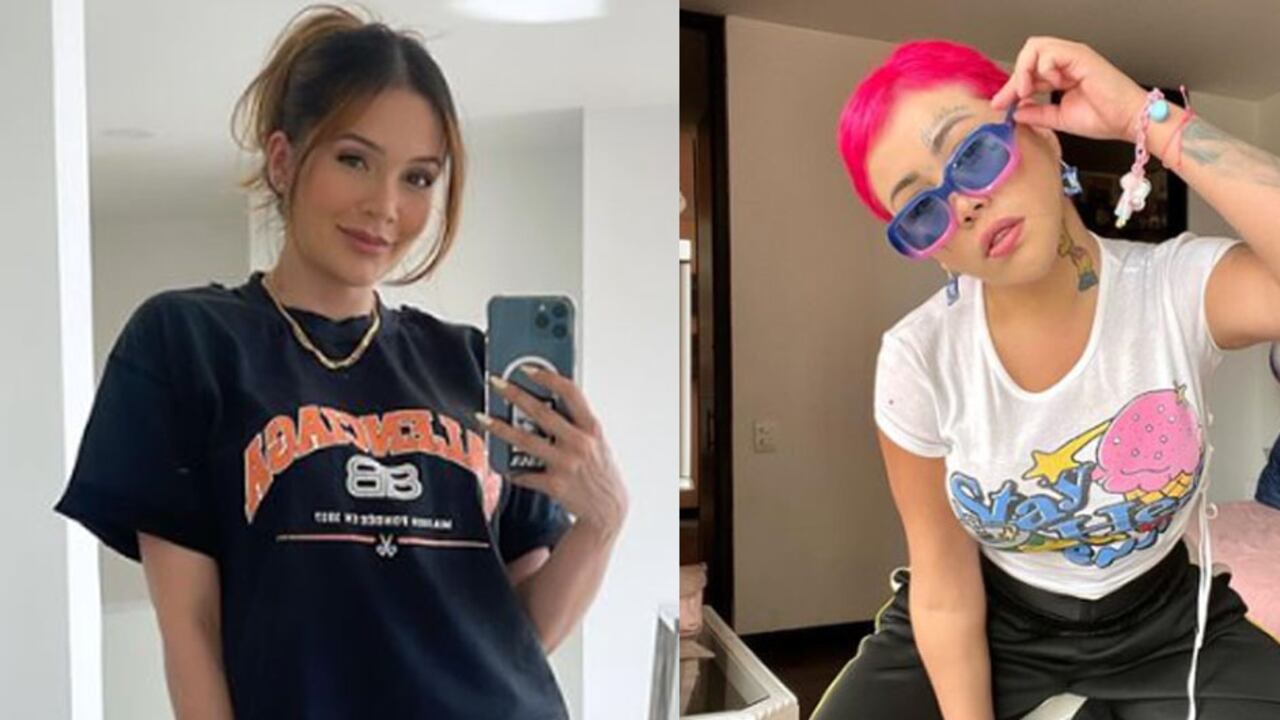 Lina Tejeiro y Yina Calderón - Foto tomada de Instagram @linatejeiro - @oficialdjyinacalderon