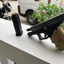 Autoridades decomisaron arma a los delincuentes