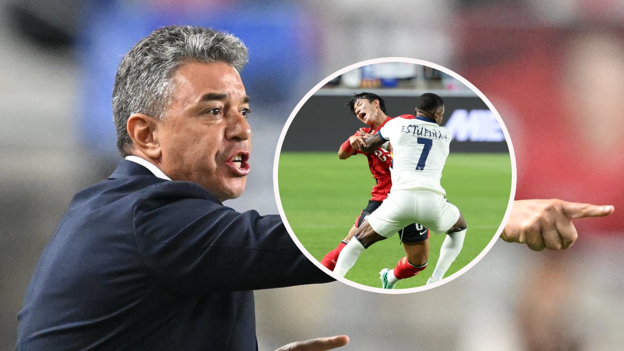 Marcelo Gallardo y Ecuador sufrieron una dura goleada a manos de Corea del Sur.