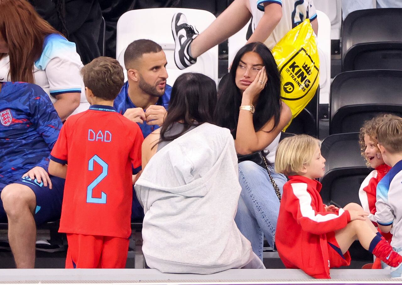 Kyle Walker y esposa Annie Kilner