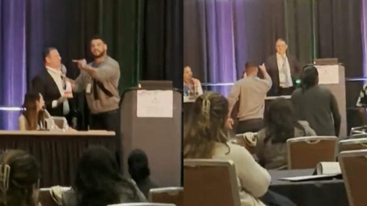 El ataque, que se hizo viral, ocurrió en la última reunión del Colegio Americano de Obstetras y Ginecólogos (ACOG, por sus siglas en inglés).