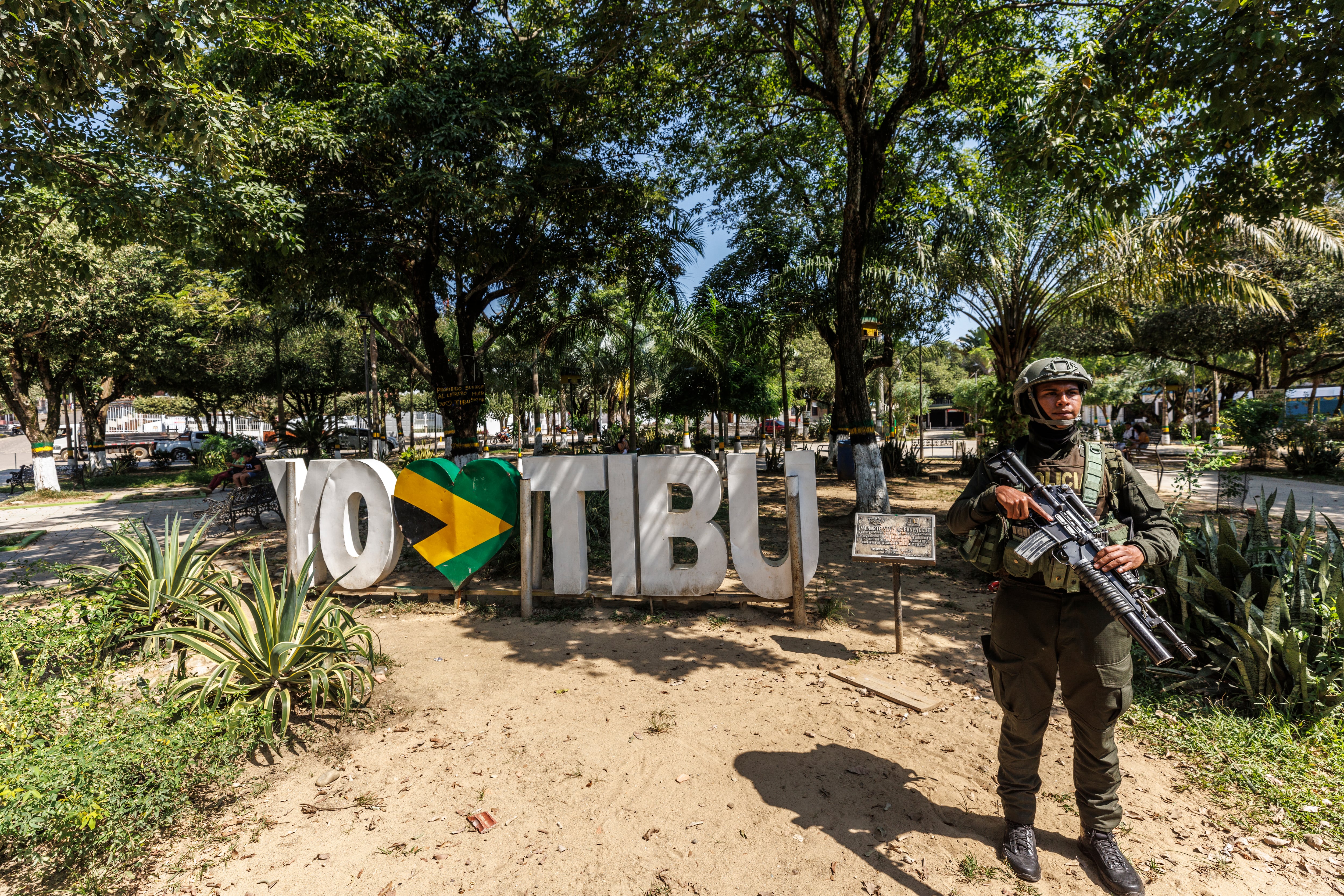 Tibú, considerada la capital del Catatumbo.