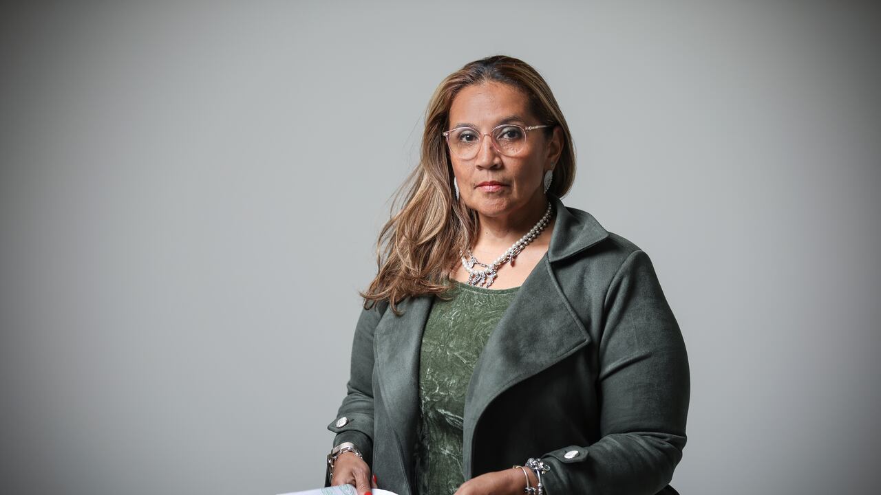 Patricia Riveros, líder de víctimas de la Fuerza Pública.