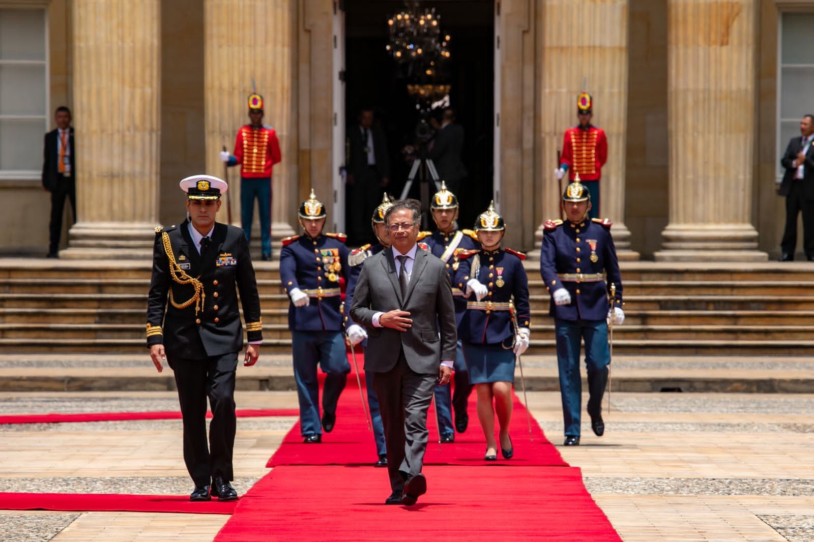 Visita del Presidente Pedro Sánchez de España a Colombia, Reunión con el Presidente Gustavo Petro