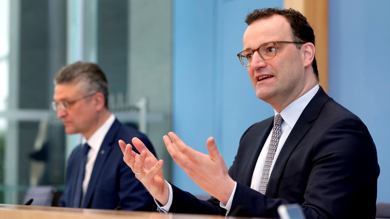 Jens Spahn, ministro de Salud de Alemania.