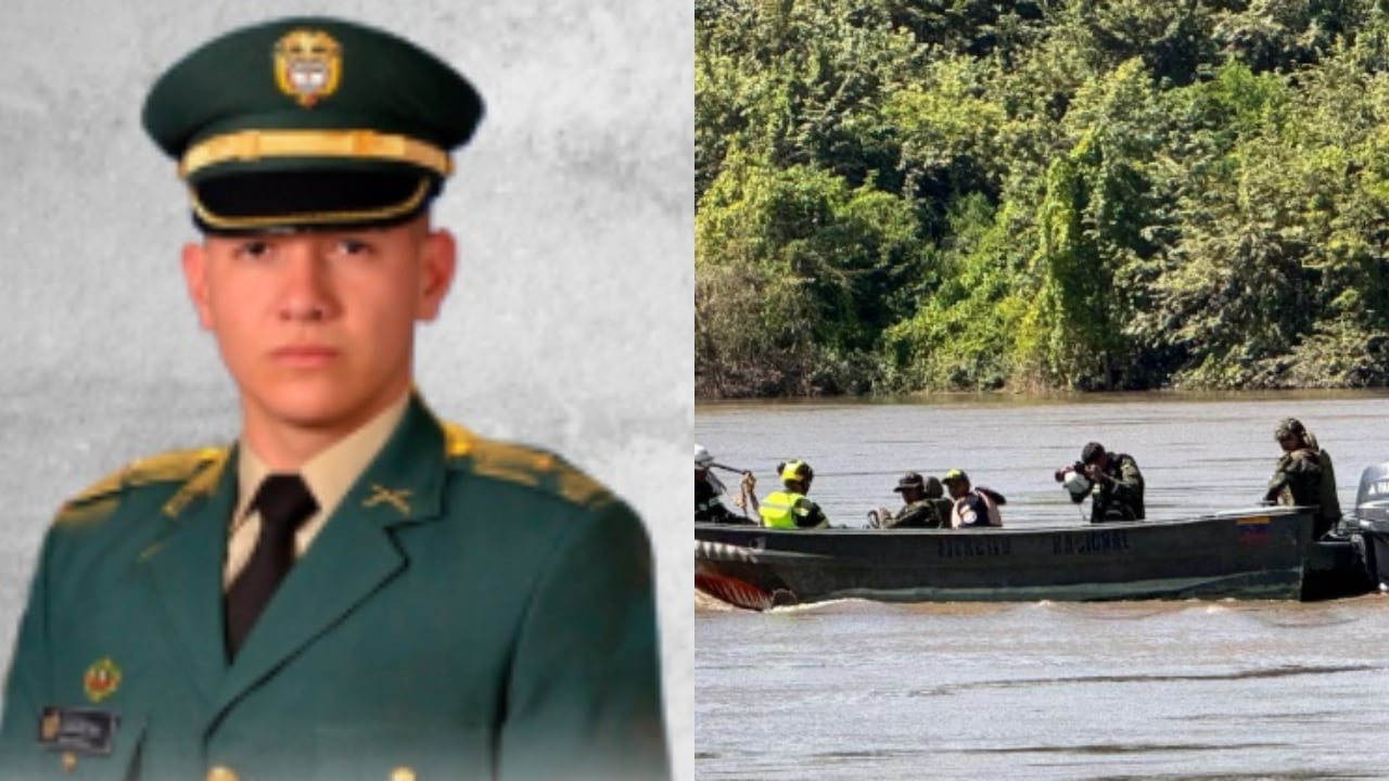 El oficial Elián Sebastián Beltrán Vanegas.