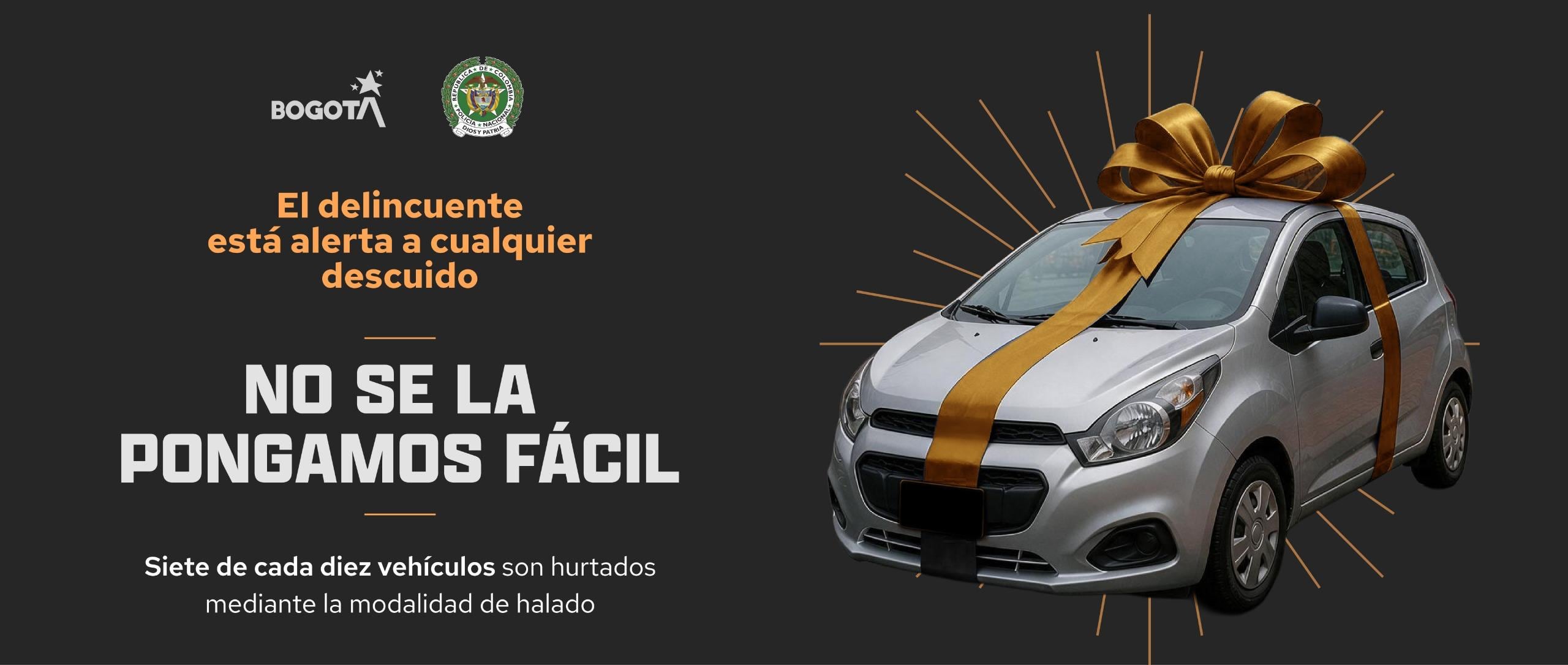 Siete de cada diez robos de carros en Bogotá ocurren en la calle: así puede prevenirlo.