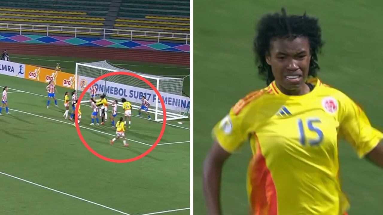 Eidy Ruiz revive las esperanzas de Colombia en el Sudamericano Femenino Sub-17.