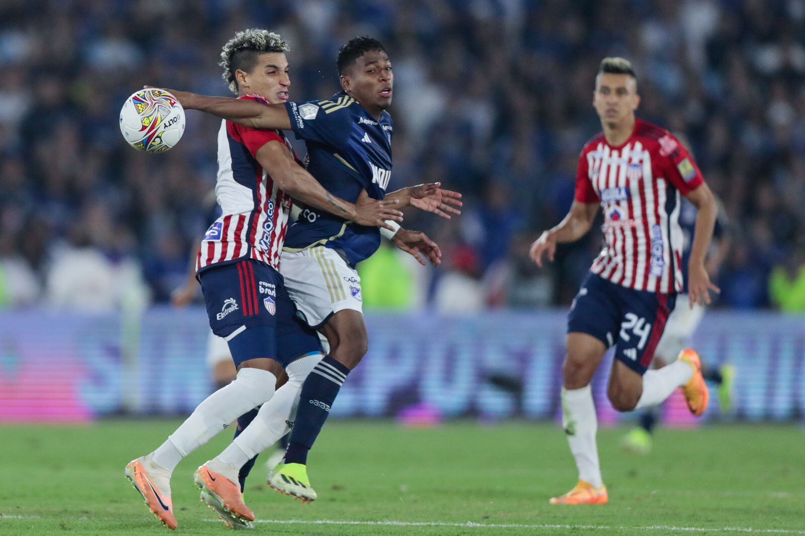 Millonarios vs. Junior en el Campín.
