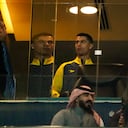 Cristiano estuvo en el palco este jueves, presenciando la victoria del Al-Nassr sobre Al-Ta'ee