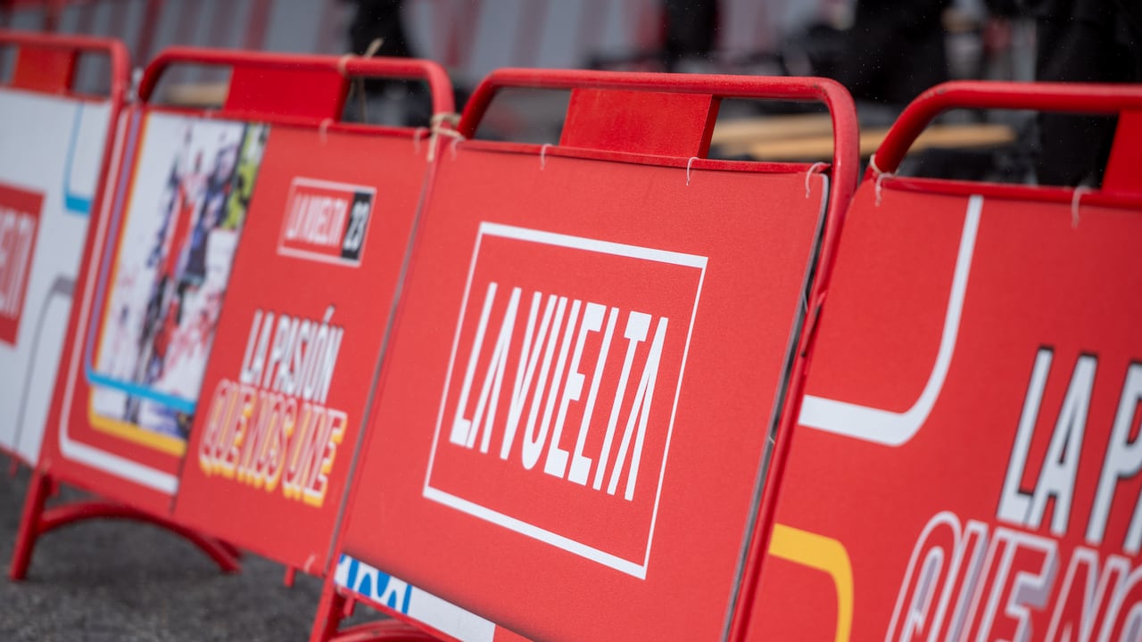 Logo de la Vuelta a España durante una de sus ediciones pasadas